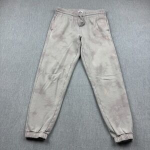 Tna Aritzia Pants‎ Womens Small Gray Tie Dye Stretch Fleece Sweatpants Lounge